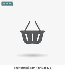Vector shopping basket icon