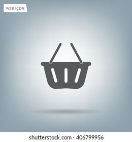 Vector shopping basket icon