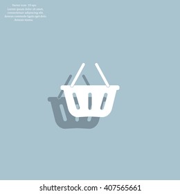 Vector shopping basket icon