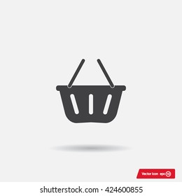 Vector shopping basket icon