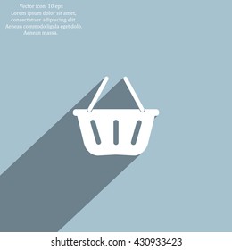 Vector shopping basket icon
