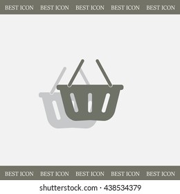 Vector shopping basket icon