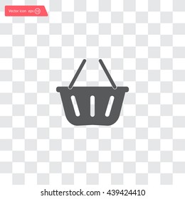 Vector shopping basket icon