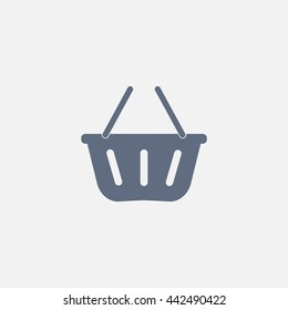 Vector shopping basket icon