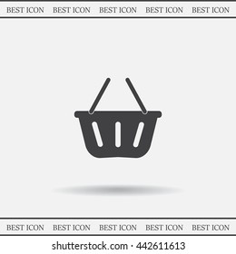 Vector shopping basket icon