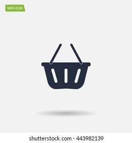 Vector shopping basket icon