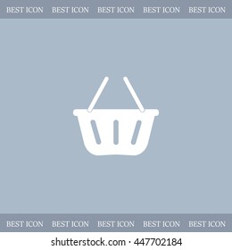 Vector shopping basket icon
