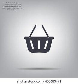 Vector shopping basket icon