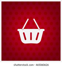 Vector shopping basket icon