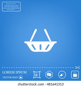 Vector shopping basket icon