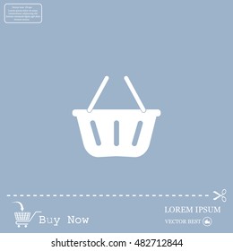 Vector shopping basket icon