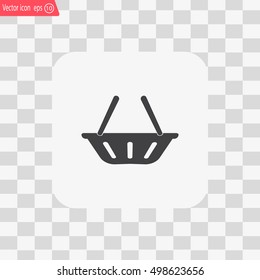 Vector shopping basket icon