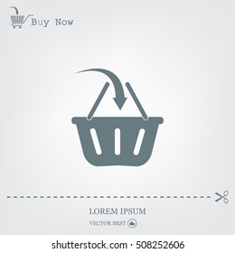Vector shopping basket icon