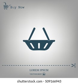 Vector shopping basket icon