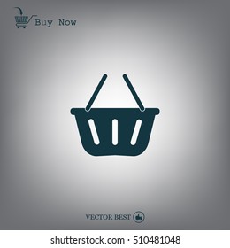 Vector shopping basket icon