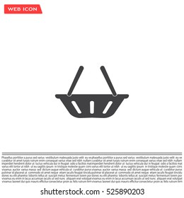 Vector shopping basket icon