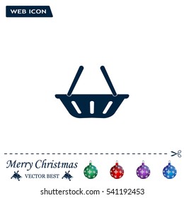Vector shopping basket icon
