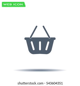 Vector shopping basket icon
