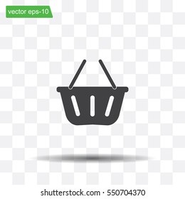 Vector shopping basket icon