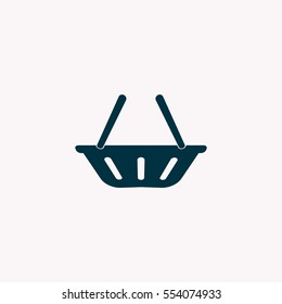Vector shopping basket icon