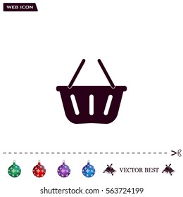 Vector shopping basket icon