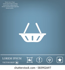Vector shopping basket icon