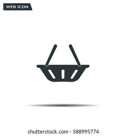 Vector shopping basket icon