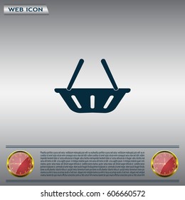 Vector shopping basket icon