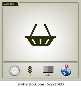 Vector shopping basket icon