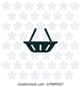 Vector shopping basket icon