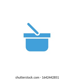 Vector shopping basket  icon design template