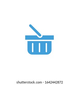 Vector shopping basket  icon design template