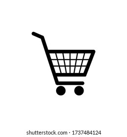 Vector shopping basket icon on EPS 10
