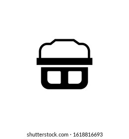 Vector, shopping basket icon template