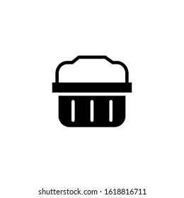 Vector, shopping basket icon template