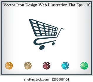 Vector shopping cart icon