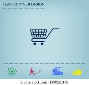 Vector shopping cart icon