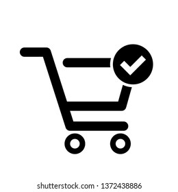 Vector shopping cart Icon - Vector