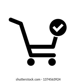 Vector shopping cart Icon - Vector