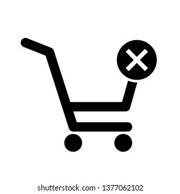 Vector shopping cart Icon - Vector
