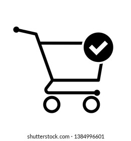 Vector shopping cart Icon - Vector