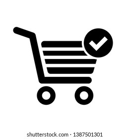 Vector shopping cart Icon - Vector