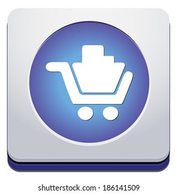 Vector shopping cart icon 