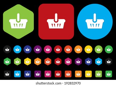 Vector shopping cart icon 