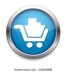 Vector shopping cart icon 