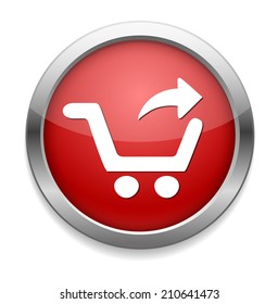Vector shopping cart icon 