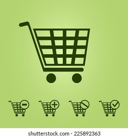 Vector shopping cart icon