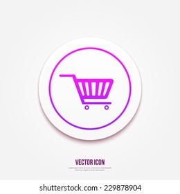 Vector shopping cart icon