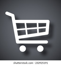 Vector shopping cart icon