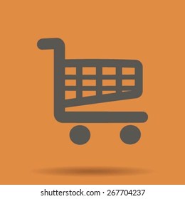 Vector shopping cart icon